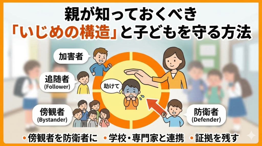 親が知っておくべき「いじめの構造」と子どもを守る方法